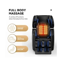 Maison Boucle Zero Gravity Massage Chair Recliner with Heat, Foot Roller & Air Compression, Full Body Massage for Home Relaxation-Maison Boucle