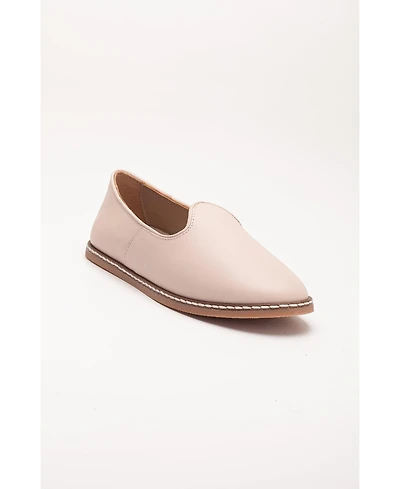 Epilogue Shoes Dalya Leather Slip On Flats (Women)