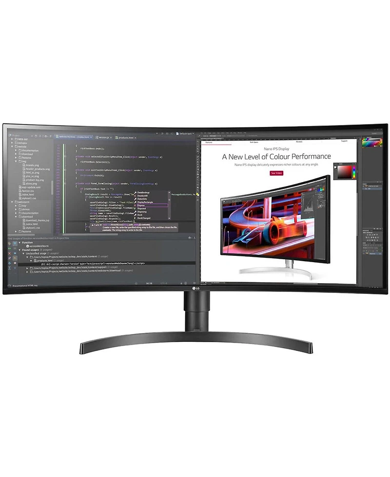 Lg Lg 34"" C34BL85C Qhd (3440 X 1440) Ips Monitor