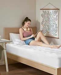Madison Park Cloud Soft Plush Waterproof Mattress Pad