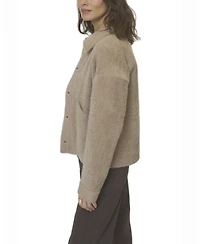 Central Park West Women's Billie Cropped Barn Jacket