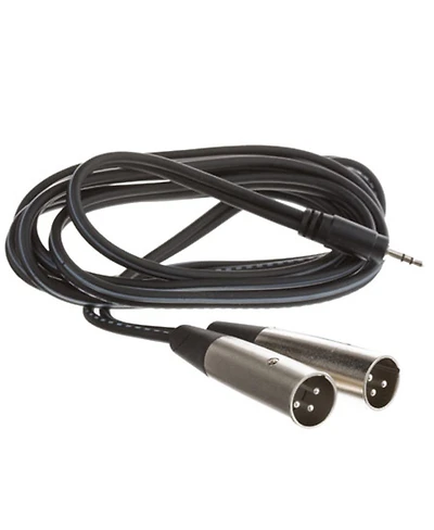 Hosa Technology Hosa Cyx-402M 3.5 mm Trs to Dual XLR3M Stereo Breakout Cable, 2 Meters