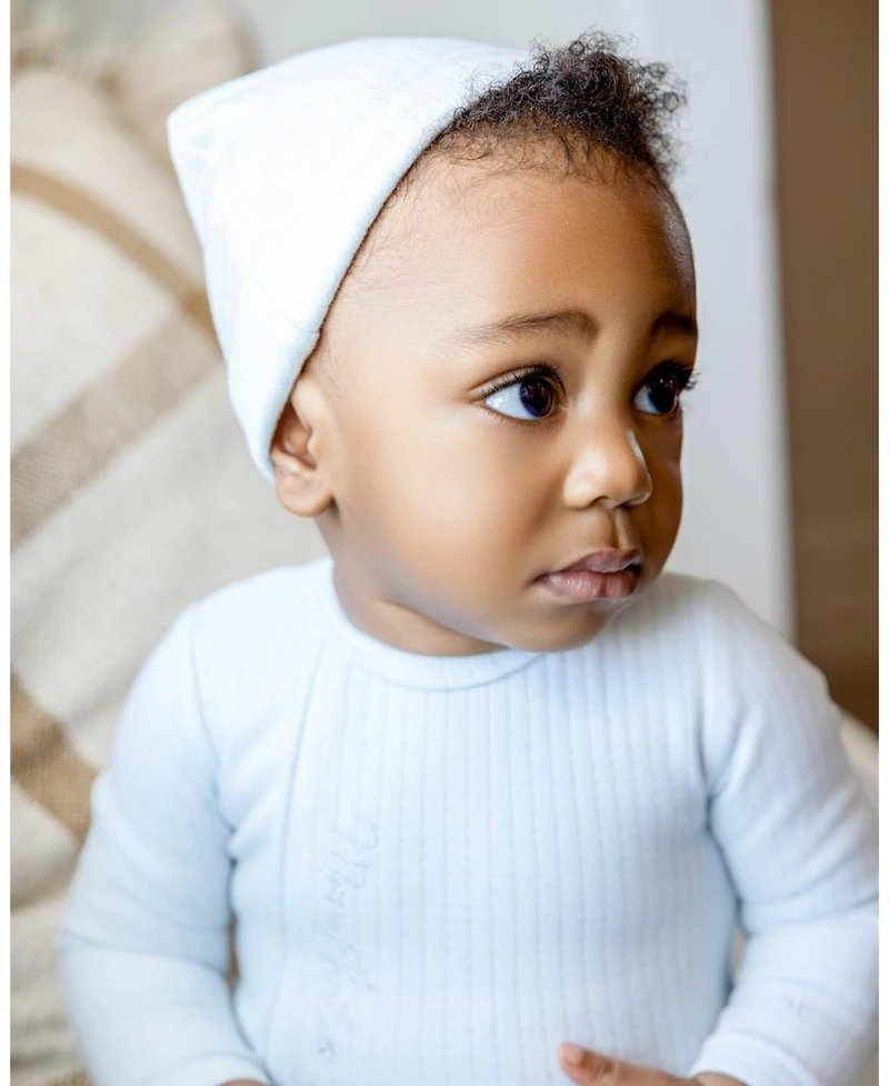 MeMoi 3 Piece Baby "Mon Etoile" Cotton Rich Pointelle Footie Set
