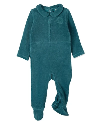 MeMoi Baby and Toddler Boys "MeMoi Sport" Cotton Rich Corduroy Footie