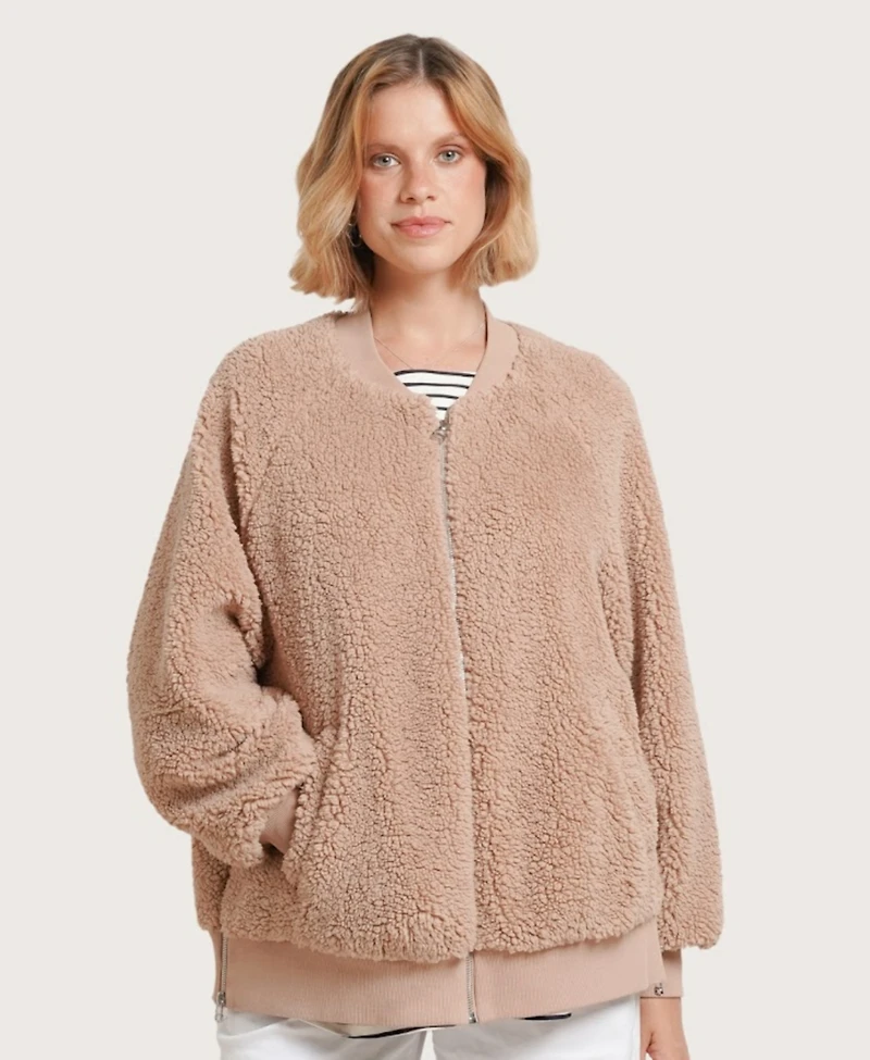 Nom Maternity Cozy Before & After Jacket