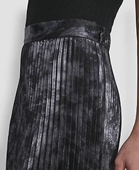 Dkny Women's Pleat Detail Midi Skirt