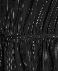 Dkny Women's Studded Peplum Pull On Top