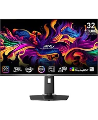 Msi Mpg 321URX Qd-oled 31.5" 16:9 4K Ultra Hd 240Hz Oled Hdr Gaming Monitor, Metallic Black
