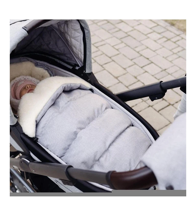Cover Baby Baby Cover 0-3 Years Arctic Organic Wool Adjustable Footmuff in
