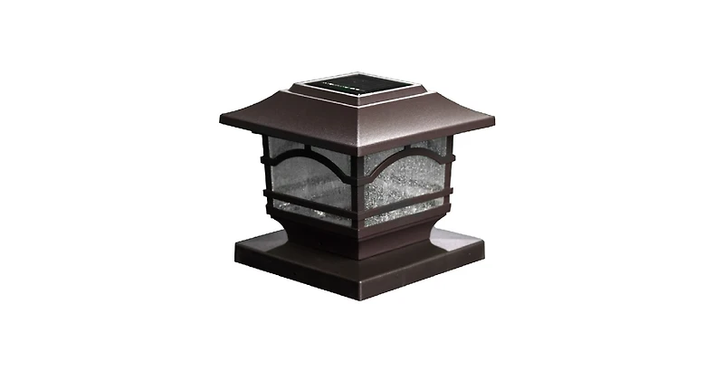 Maxsa Innovations Solar Post and Fence Cap & Deck Railing Lights - 2