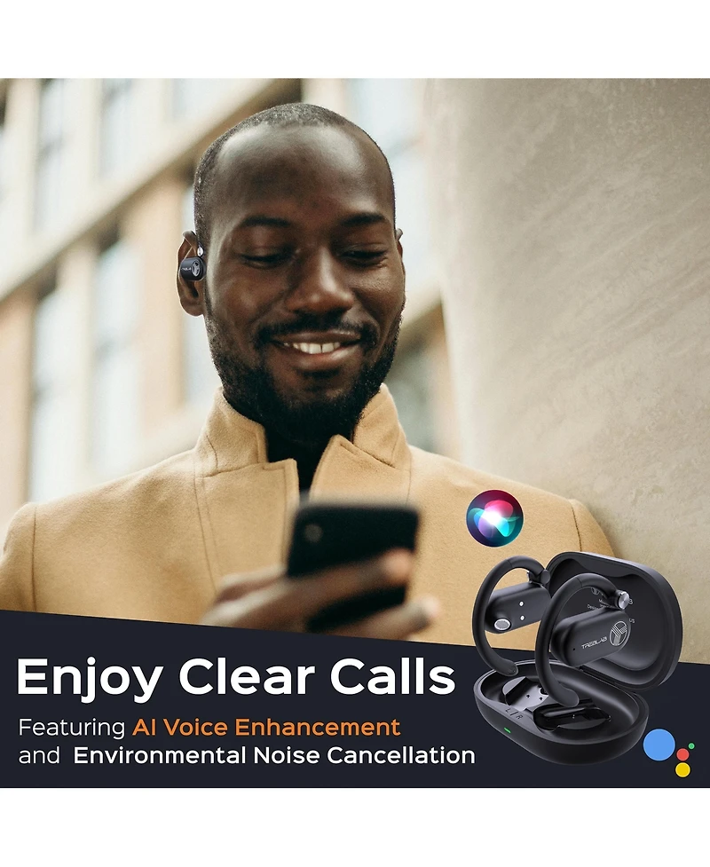 Treblab X-Open Open-Ear True Wireless Earbuds