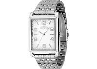 Invicta Men's 46634 Vintage Quartz 3 Hand Silver Dial Watch