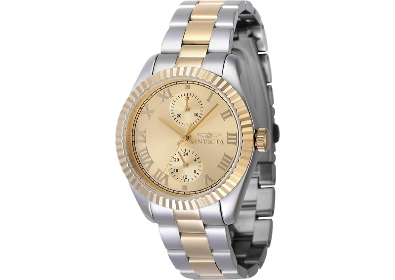 Invicta Women's 47442 Specialty Quartz Multifunction Gold Dial Watch