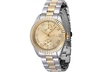 Invicta Women's 47442 Specialty Quartz Multifunction Gold Dial Watch