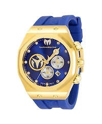 Technomarine Men's Tm-520003 Reef Quartz Chronograph Blue, Silver, Gold Dial Watch