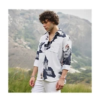 Campus Sutra Ethereal Strokes Oversized Shirt