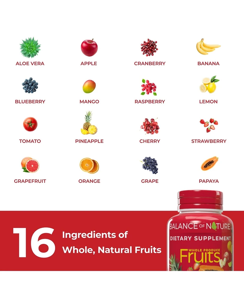 Fruit Whole Food Supplement with Superfood Fruits