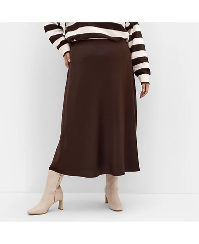 City Chic Women's Miranda Midi Skirt