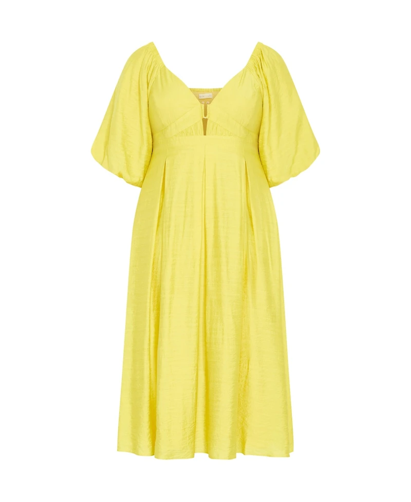 City Chic Plus Shae V Neck Dress