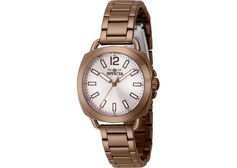 Invicta Women's 46348 Wildflower Quartz 3 Hand Silver Dial Watch