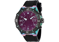 Invicta Men's Aviator Quartz Multifunction Black Dial Watch