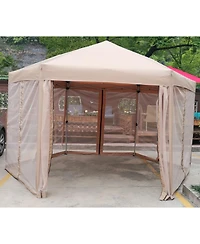 Streamdale Furniture 13 Ft. W X 13 Ft. D X 9.2FT Pop-Up Gazebo Tent Outdoor Canopy