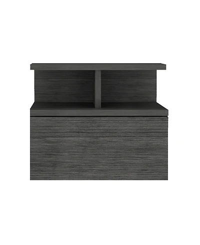 Streamdale Furniture Nightstand Floating Flopini, Bedroom, Smokey Oak