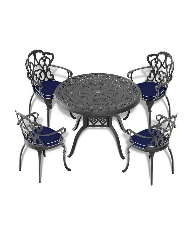 Streamdale 39.37" Cast Aluminum Patio Table