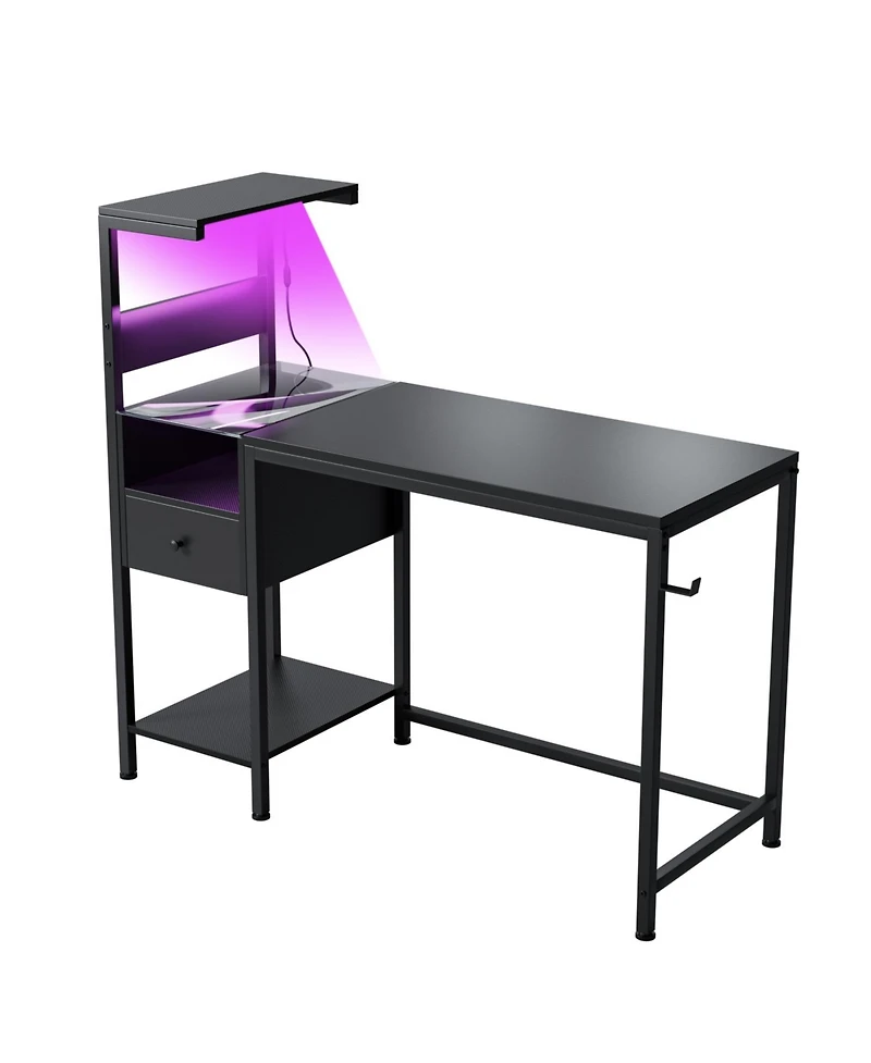 Streamdale Furniture Multi-Functional Computer Desk with Power & Storage