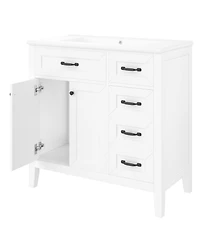 Streamdale Furniture 36" Bathroom Vanity with Sink Combo