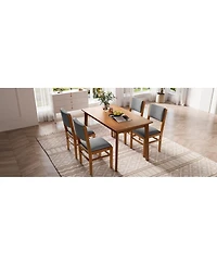Streamdale Furniture Mid Century Modern 5-Piece Dining Set