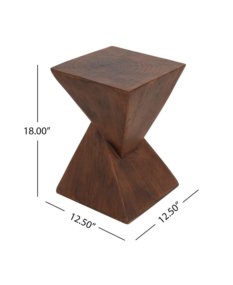 Streamdale Furniture Hourglass Side Table - Indoor/Outdoor Use