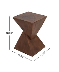 Streamdale Furniture Hourglass Side Table - Indoor/Outdoor Use