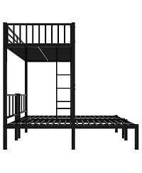 Streamdale Furniture Triple Twin Bunk Bed - Black
