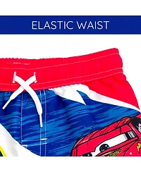 Cars Little Boys Pixar Lightning McQueen Swim Trunks Bathing Suit