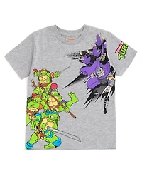 Teenage Mutant Ninja Turtles Toddler Boys Leonardo Michelangelo Donatello Raphael 3 Pack T-Shirts