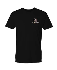 FloGrown Men's Black Florida State Seminoles Best Beach T-Shirt