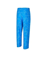 Concepts Sport Men's Blue Detroit Lions Mosaic All Over Print Pants
