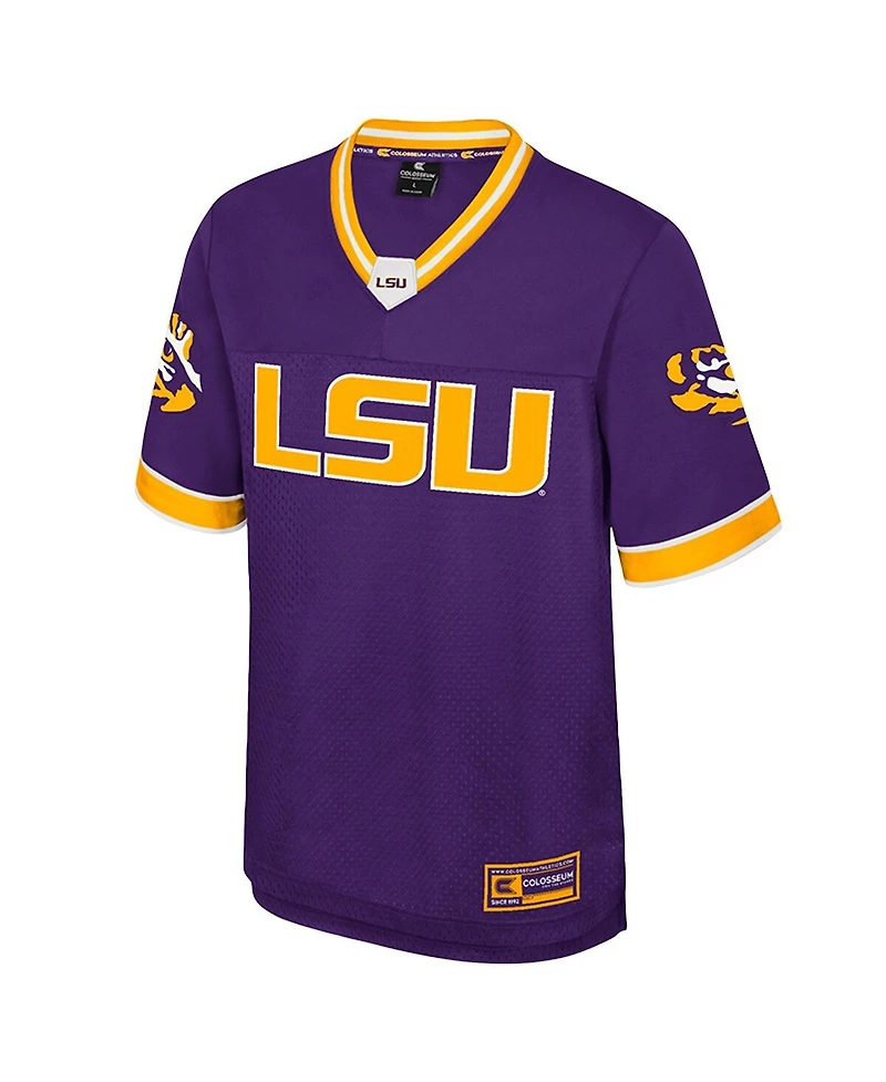 Colosseum Men's Purple Lsu Tigers Nothing But The Hits Football Jersey