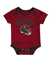 Outerstuff Infant 3-Piece Tampa Bay Buccaneers All Day Play Bodysuit Set