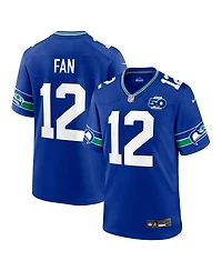 Nike Men's 12 Fan Royal Seattle Seahawks Alternate 2 50th Season Game Jersey