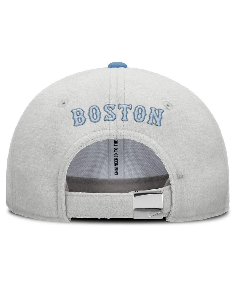 Nike Men's Gray Boston Red Sox Club Adjustable Hat