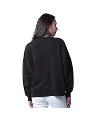 G-iii 4Her by Carl Banks Women's Black Cincinnati Bengals Oversized Feud Sweatshirt