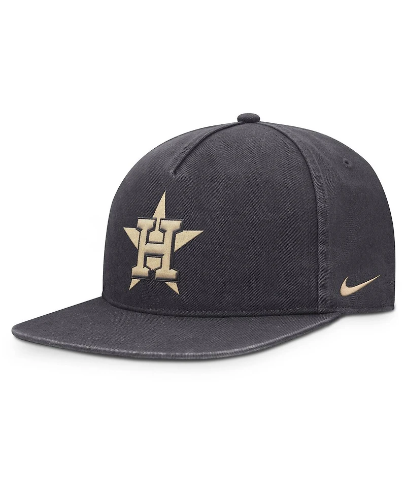Nike Men's Anthracite Houston Astros Monotone Pro Adjustable Hat