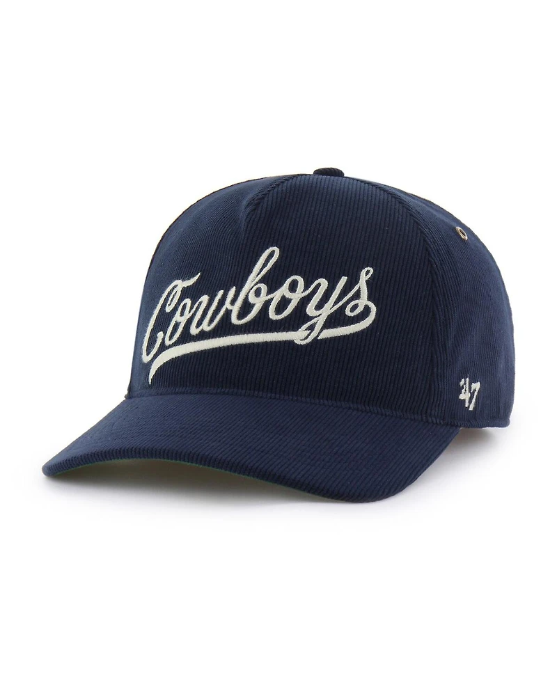 '47 Brand Men's Navy Dallas Cowboys Golden Age Relaxed Corduroy Hitch Adjustable Hat