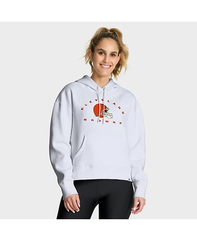 Fanatics Women's White Cleveland Browns Eligible Receiver Legacy Pullover Hoodie