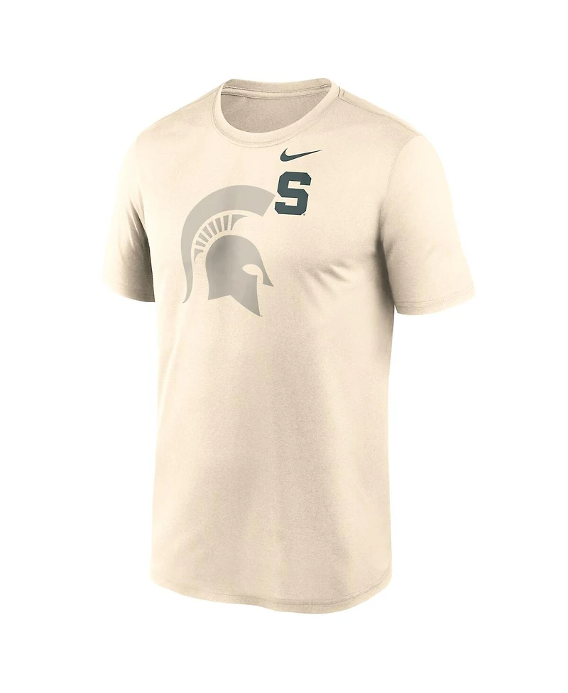 Nike Men's Natural Michigan State Spartans Campus Shadow Legend Performance T-Shirt