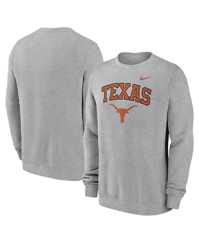 Nike Men's Gray Texas Longhorns Arch Pullover Sweatshirt