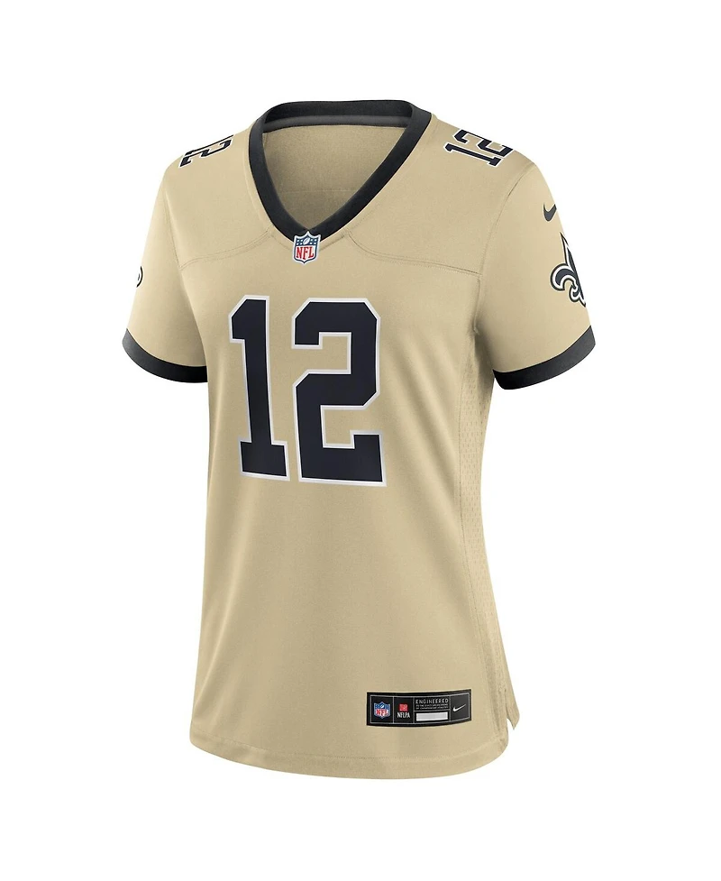Nike Women's Chris Olave Gold New Orleans Saints Gameday Golds Alternate Game Player Jersey