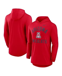 Nike Men's Red Arizona Wildcats Classic Arch Tri-Blend Long Sleeve Hoodie T-Shirt